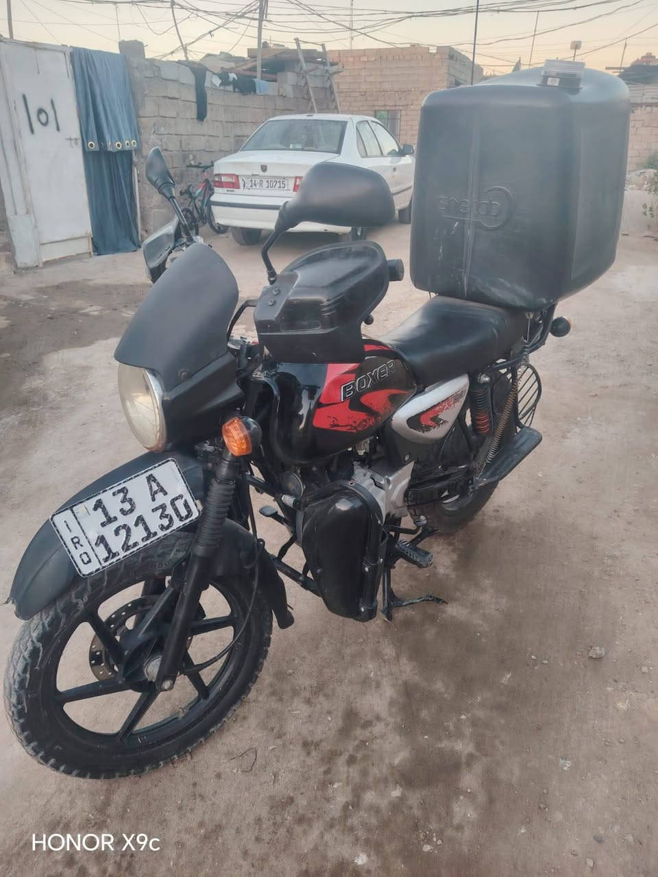 سلام عليكم شباب بوكسر موديل 23 رقم وسنويه دراجه مال جناي مجفته تجفيت شركه سعر 1600وبيه مجال بصيط رقم***********
