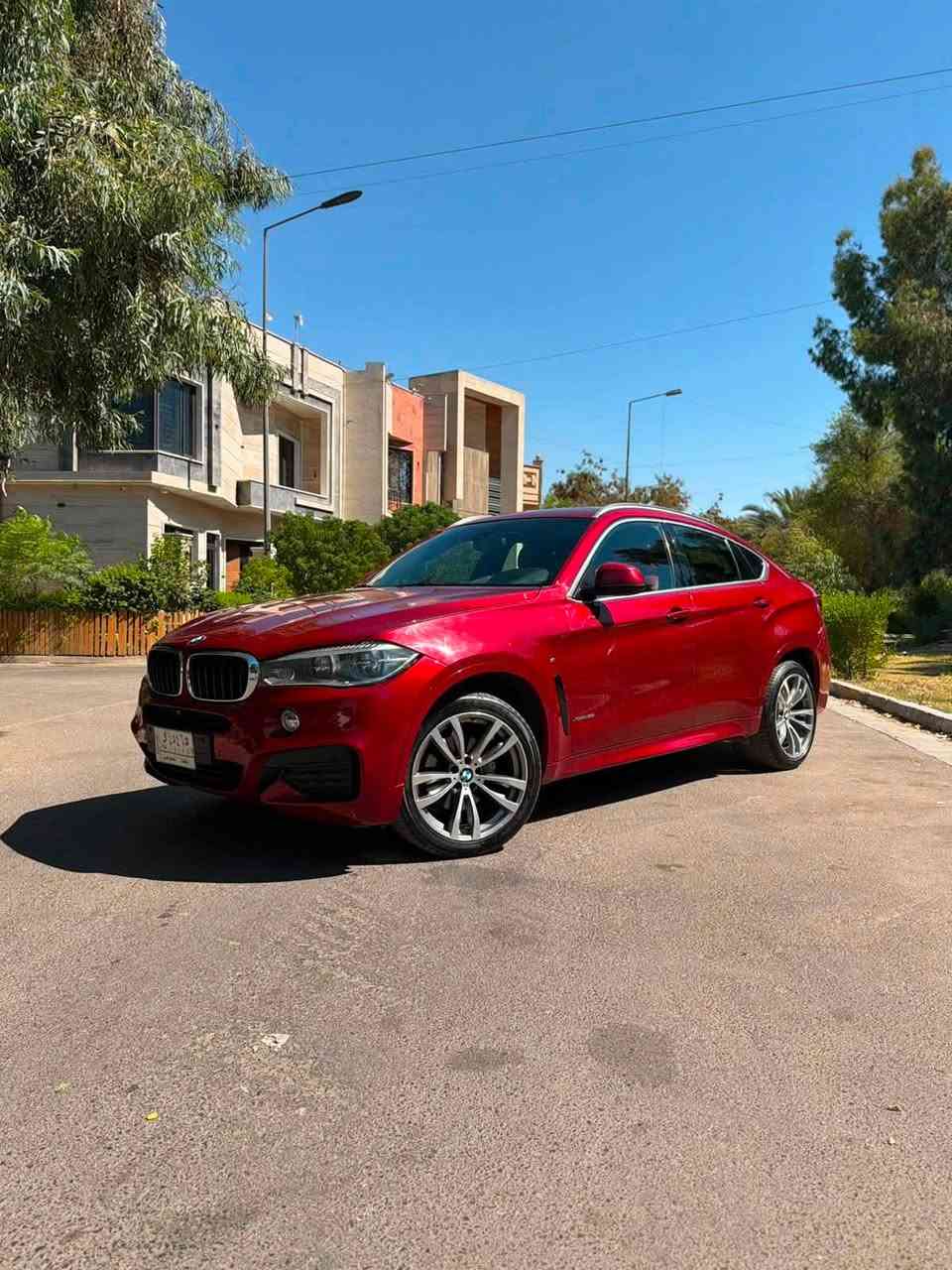 BMW X6 2015 شكل الجديد
الغنية عن التعريف فول مواصفات 
سبيشال اوردر خليجية وكالة العروش
محرك 6 حجم ال 3.0  ارغب شي بيها 
المواصفات والتفاصيل // 
مواصفات سلايد و٣ شاشات بصمات تشغيل داخل جلد احمر وكاربون فايبر كله بحالة الوكالة شفتات ستيرن
بردات بلاد خلفية 
سيارة بمعنى الكلمة مميزة جدا
خارج السيارة وداخله جدا جديد للامانه ترايها يخبل
محرك كير صدر تبريد شرط الفحص 
ماشيه 86 الف حقيقي 

صار بيهه شخط بالباب والجاملغ ونصبغ مكانه 
رقم بغداد شبه مميز باسمي تحويل مباشر
رايدهه ب26,800$ مكاني بغداد شارع المغرب
للاستفسار ***********
