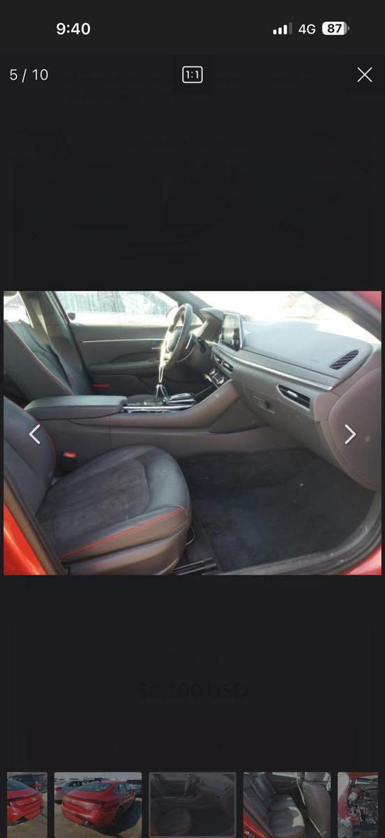 سوناتا موديل 2020 فول عدا البنراما رقم أربيل الجديد مكينة 1.6 تيربو _مكينة لاتنقيص ولاتبخير ولامفتوحة / حادث السياره قطعتين بنيد وجاملغ امامي ايسر تبديل بدون شاصي بدون ارباك سياره جاهزة مكانه النجف الاشرف اي استفسار *********** ترهم مراوس حسب القناعة النجف, العراق
