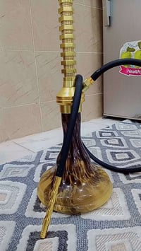 اركيلة  ألماني جديدة غير مستخدمة  ماخذيها ب120 الف   تنفيس شلال كامل ا...