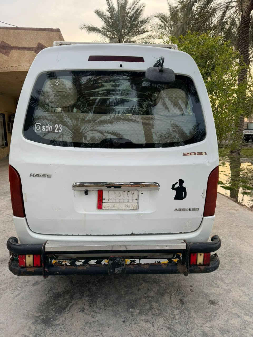 جنبي H1موديل 14 جاهزه بيه صبغ قليل مكينه كير اكيل خير من الله جاهزه رقم كربلاء تحويل  مباشر السعر 75ورقه وبيه مجال قليل الشراي فقط يتصل رجاء 
‏‪***********‬‏
