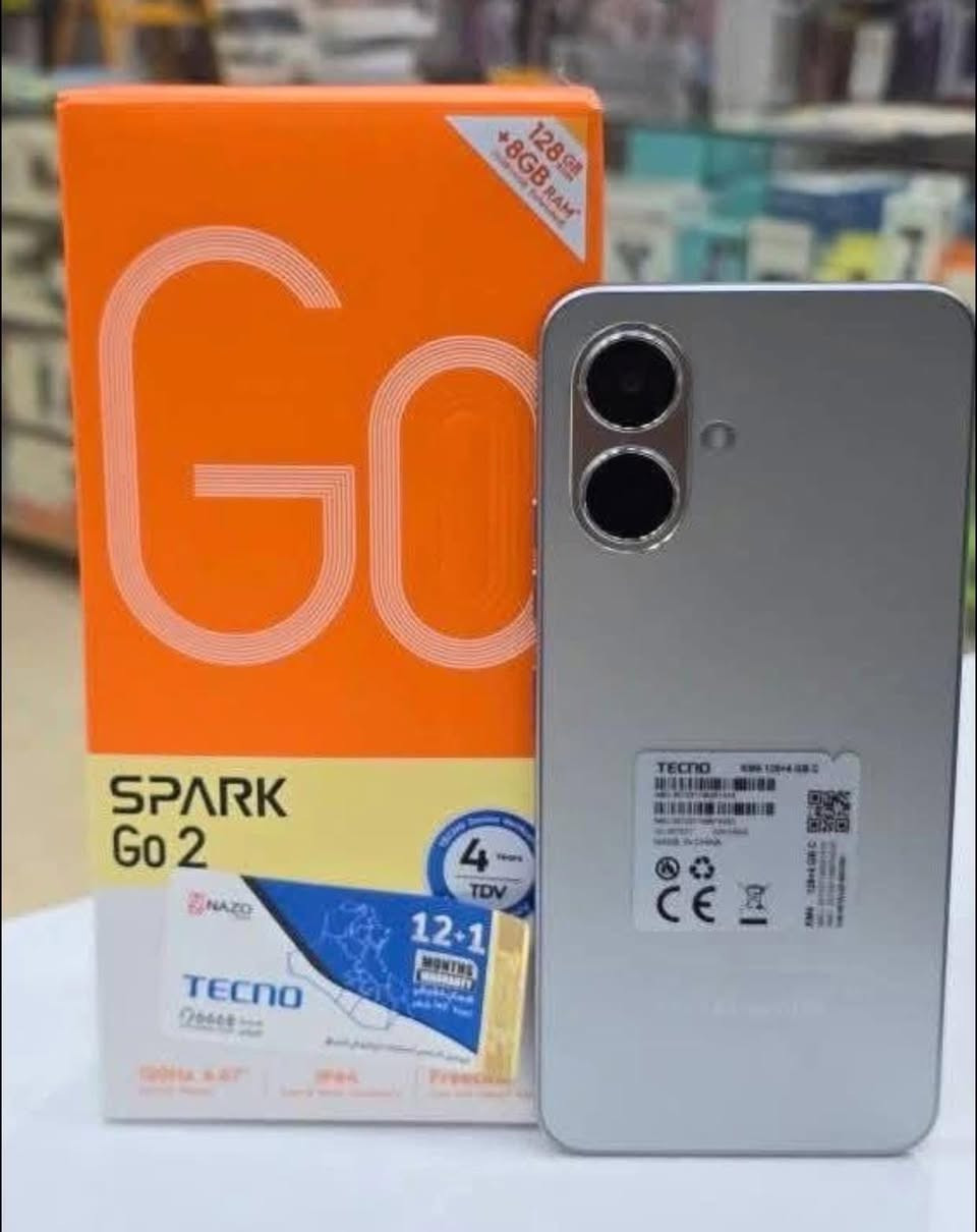 #قسم الجديد
ابلاش 🔥ابلاش🔥ارخص موبايل سبارك go 2 ذاكره 128بسعر 🔥125 ألف🔥وذاكره 64 بسعر🔥 110 ألف🔥 
✅الشاشه : نوع lPS LCD حجم 6,67 بمعدل 120 HZ 
✅المعالج :ثماني النواه Unisoc T7250 
✅البطاريه: 5000 ملي أمبير 
✅الصوت : سماعتين خارجيه عاليه جدا
الشطره قرب قصر الحاج خيون رقم المبيعات *********** نتشرف بزيارتكم 💜🧡🩷
