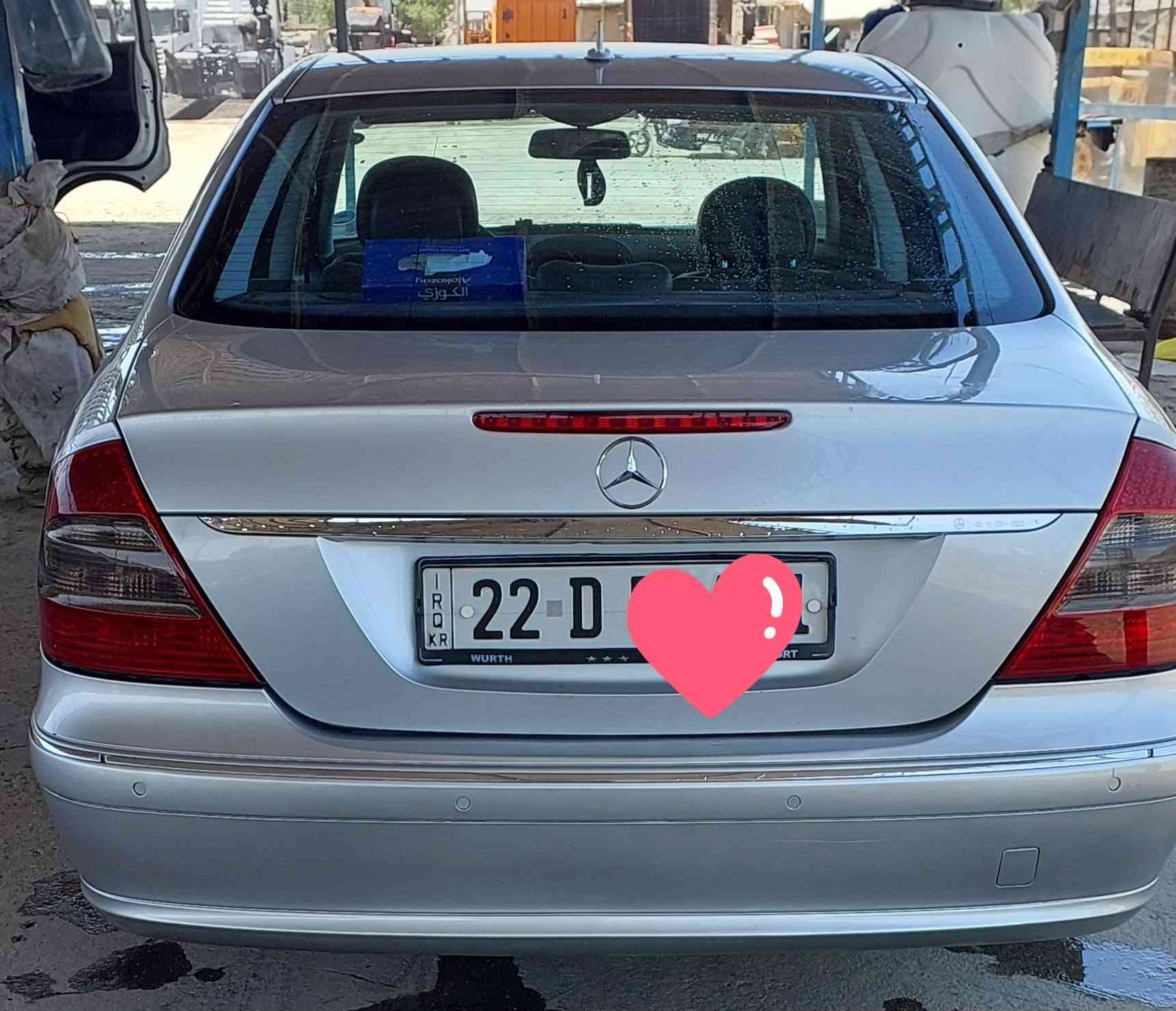 سلام عليكم مارسيدس E200W211.       موديل ٢٠٠٨                                  سيارة وارد ياباني ٤سلندرسوبر جارج محرك كير مكفول تبريد قطعتين  فتحة سقف مثبت سرعة   باب السايق بيه طخة وبيهه هواي مواصفات مكان كربلاء  سيارة اربيل تحويل تاني يوم *********** *********** سعر ١١٥ قفل
