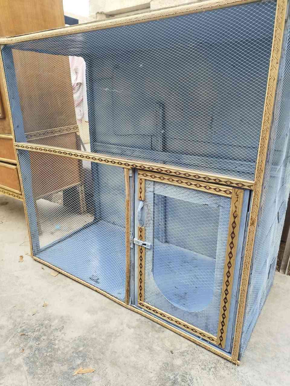 يا الله قفص يرهم دجاج طيور عصافير يرهم ارتفاع متر طول متر وربع نزال 60 سعر 35 الف مكاني ابو غريب ***********  ***********
