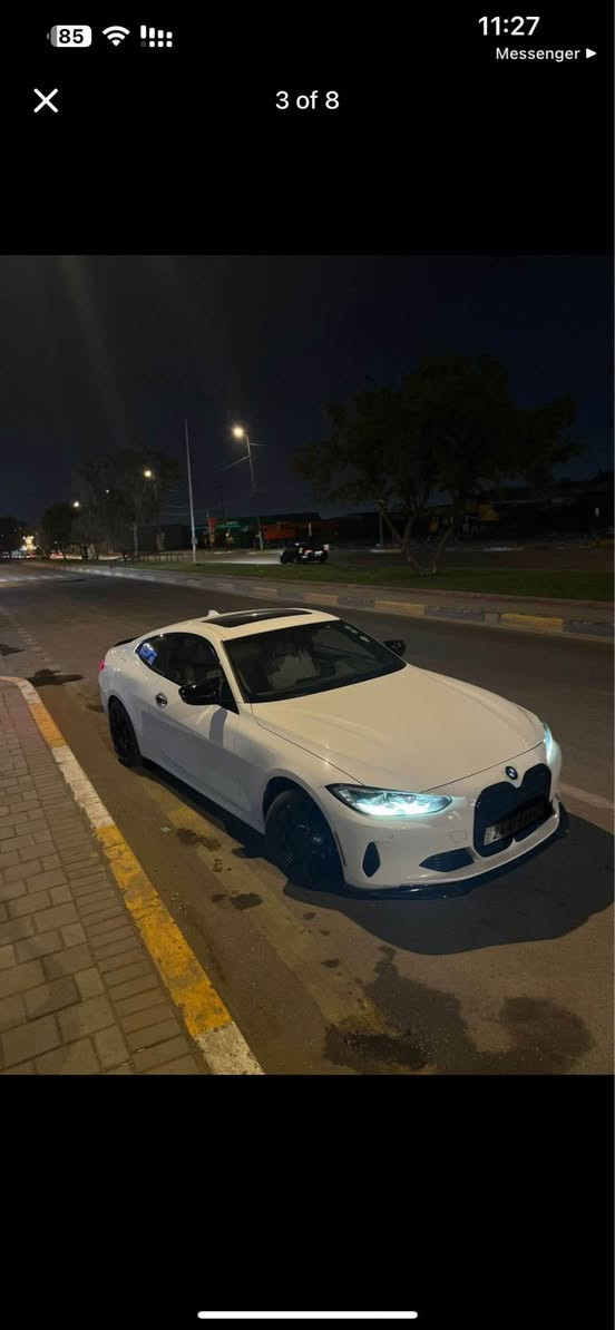 Bmw 430 2021 للبيع 
السياره سيرفس كامل 
حادث بسيط ربع جاملغ خلفي بدون اي دواخل 
ايرباكات سليمه ماطاك ولا واحد 
السياره ماشيه 47 الف مايل 
مكانها بغداد 
رقم دهوك والي يعرف دهوك مطب سياره مضرره 
رقم اتصال 
*********** بغداد, العراق
