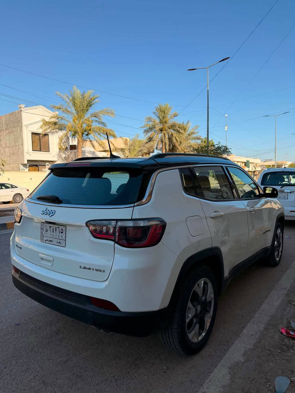 جيب كومباس لمتدد تو كلر ماشيه ٦٨ الف موديل ٢٠١٨ ضرر بس بنيد تبريد قطعتين كشنات جلد تدفئه الكشنات الاماميه كير ٩ نمر محرك بحاله جيد جدا بانوراما ومواصفات الجيب معروفه توقف ذاتي *********** بغداد, العراق
