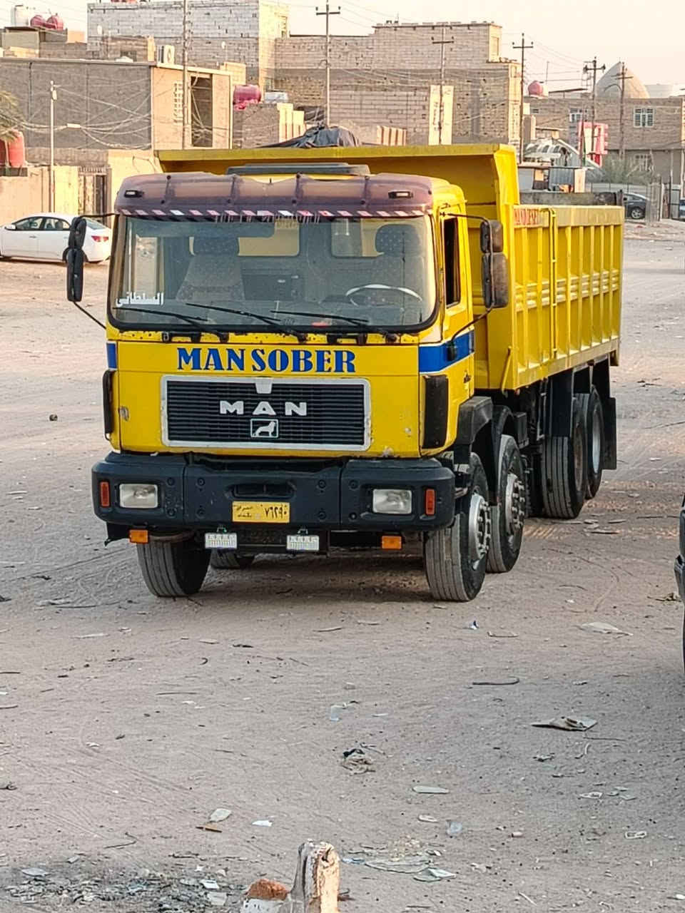 للبيع مان عكرب مكينه تجاره كير 160 مجموعة نص جي اف شاصي مكفول رقم بغداد نكليزي سعر 175 ستفسار *********** مكان السياره نجف
