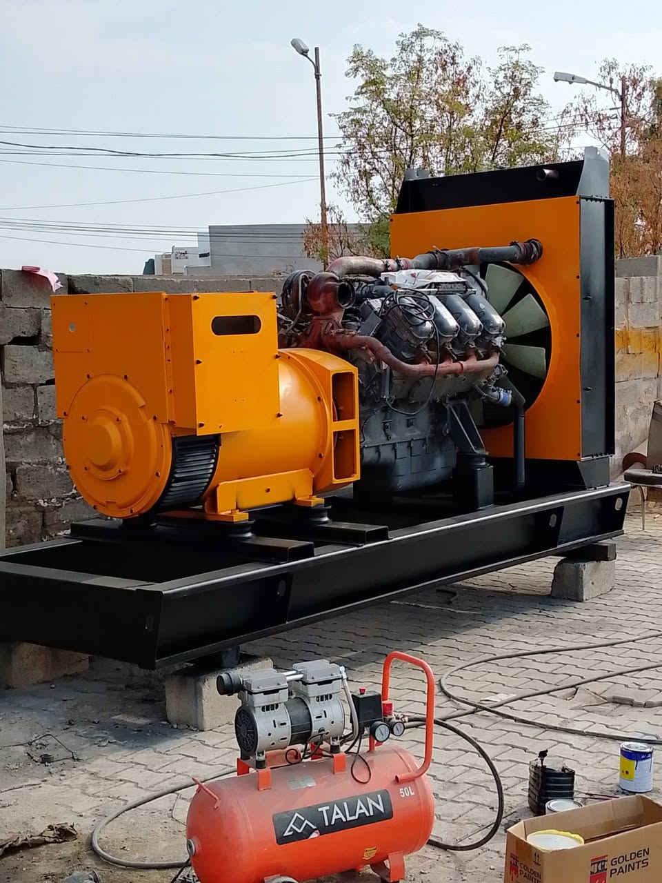 سلام عليكم بلاد مولد وحش توليد 550 بلاد تجفيت جديد شرط الحمل بدون صرف بدون بخار مكاني كركوك السعر 125وبي مجال حك الضيافه***********
