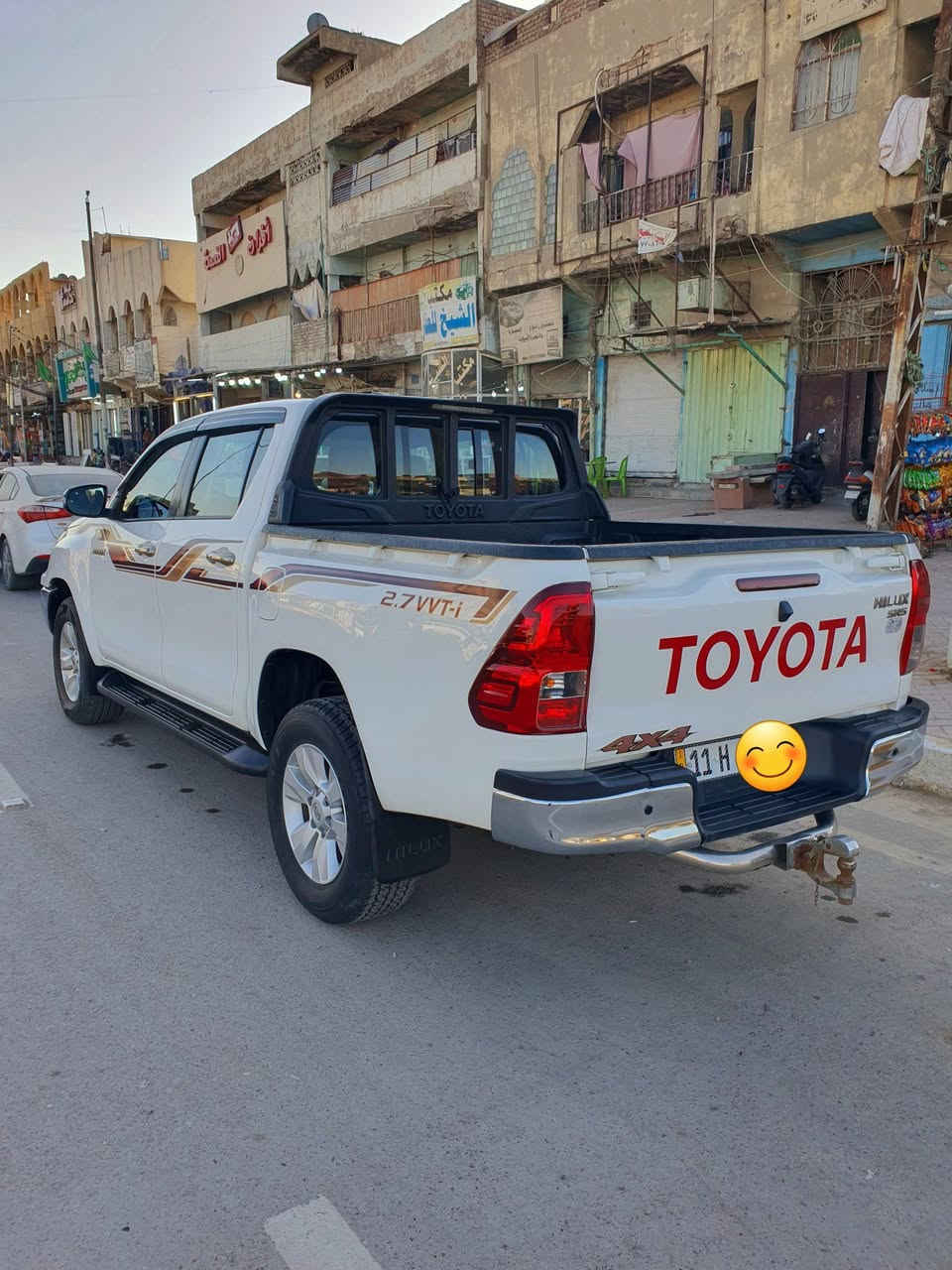 هايلوكس 2019  فورويل   مكفوله   عدا بارد كلش بسيط كد ٤ اصابع  موضح بلسونار موجود وي الصور
داخل احمر تحكمات ستيرن جهتين
تبريد قطعتين  مانع تزحلق نضام اقتصاد وقود ونضام درايف شاشه كامره اماميه وخلفيه حساسات  تبريد  اشاير مري لد ماشيه 125 
وبعد عدة مواصفات  محرك وگير كفاله نضافه100٪ باسمي هزه جديده سنويه لغايه 31
 ***********
بغداد مدينة الصدر.  السعر 265 بيها مجال
