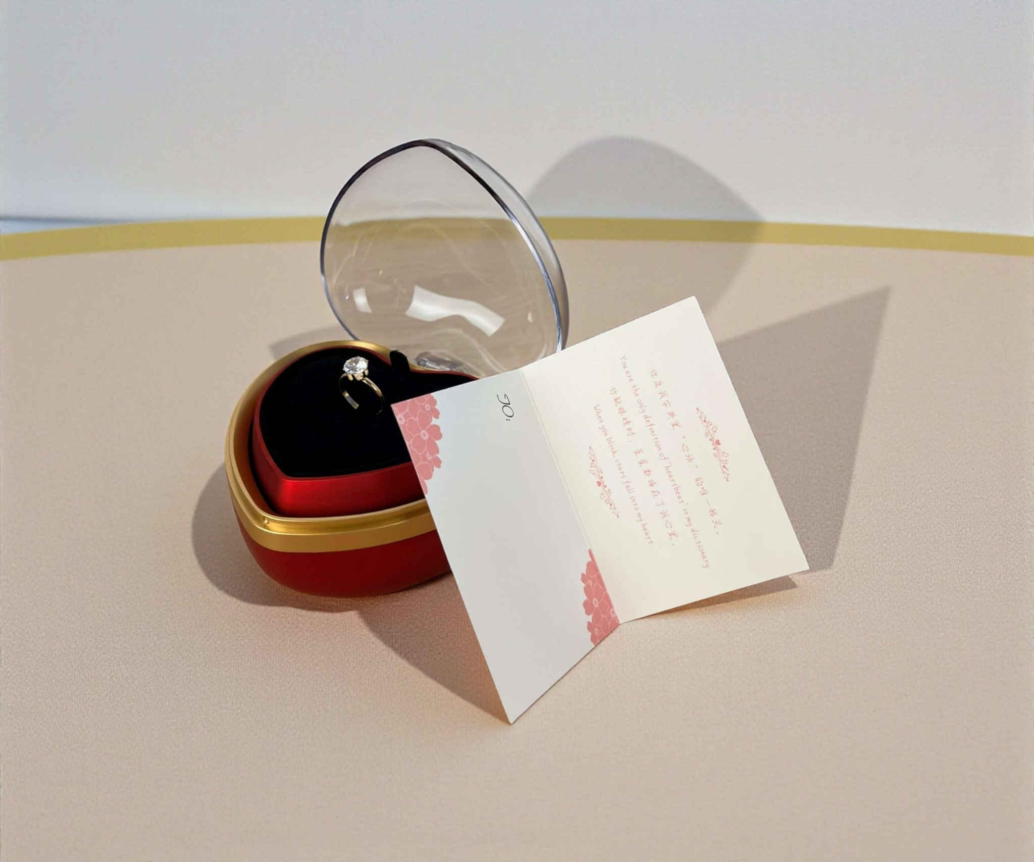 عيد الحب ❤
بوكس هدية قلب
 فاخر مع خاتم قابل للتمديد ووردة ديكورية


**إذا كنت صاحب هذا الإعلان وتريد حذفه لأي سبب، رجاءا أرسل رسالة إلى الدعم الفني**