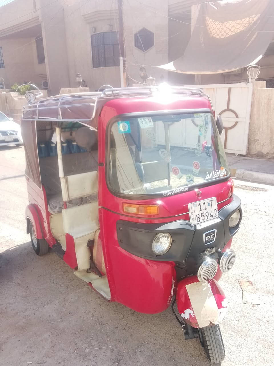 تكتك موديل ١٨ مرقمه انكليزي وداخله هزه كير ومكينه واكسل كله جديد  معمره خياسات ومصبوغه عام
تكتك كامله على اخر حبايه كبل لشارع  تحويل ثاني يوم 

5900 وبيه مجال ماعده الهورن البوش  ***********
