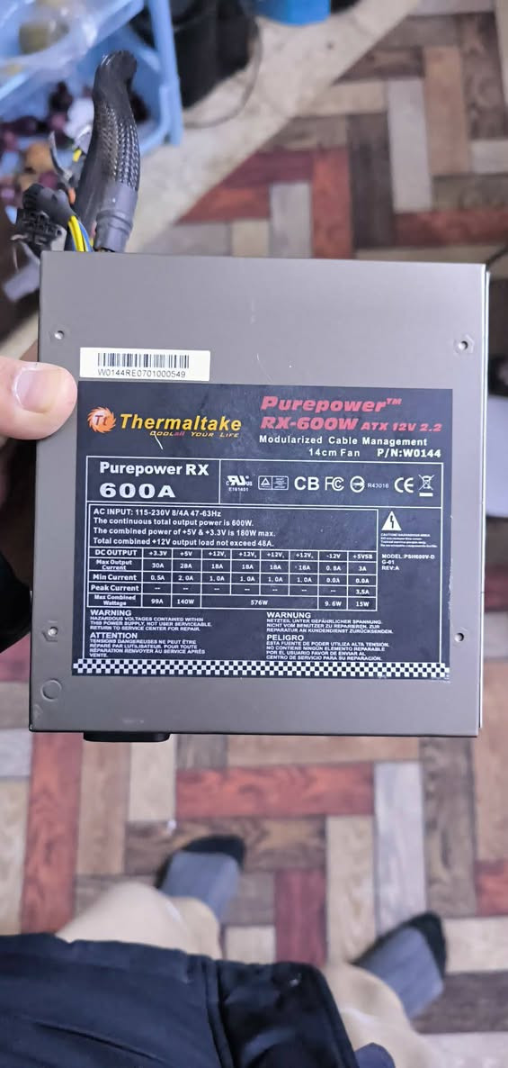 السلام عليكم
باور سبلاي ماركة thermaltake
600W pure power
مستخدم شغال شرط الفحص
السعر 50
يوجد توصيل لجميع المحافظات ب3


**إذا كنت صاحب هذا الإعلان وتريد حذفه لأي سبب، رجاءا أرسل رسالة إلى الدعم الفني**