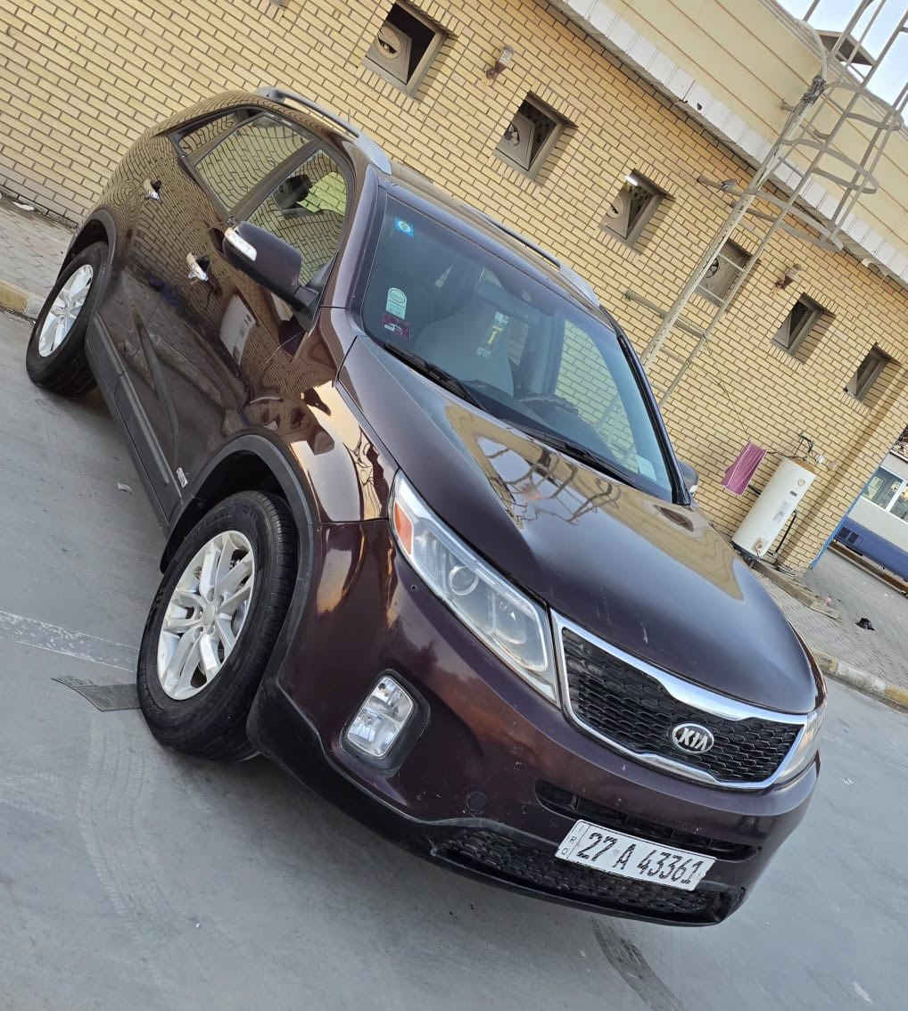 كيا سورنتوا موديل 2014 فور ويل  رقم ذي قار نكيلزي 
وارد أمريكي حادثها خفيف جدا تبديل جاملغ امامي  بدون دواخل  بدون أرباك  سياره ليبل واحد كفاله من البارد والجراد  موصفات حلوه 
شاشه كامره تحكمات 
كشنات تدفئه
حساسات خلفيه 
اشاير بالمرء
تبريد 3قطع
منصومه غاز 
مكينه 2400جديده لاتنقيص ولاتبخير 
كير وحداديه وتبريد وتدفئه وكرهبائيات وتخم تاير جاهزه 
السعر (138)بيها مجال بسيط 
العنوان ناصريه 
***********
***********

