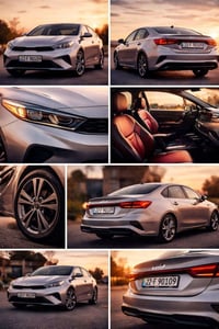 كيا فورتي موديل 2023 حادث سرقه جاملغ وبنيد ماشيه 34سيارة كفالة بدون اي...