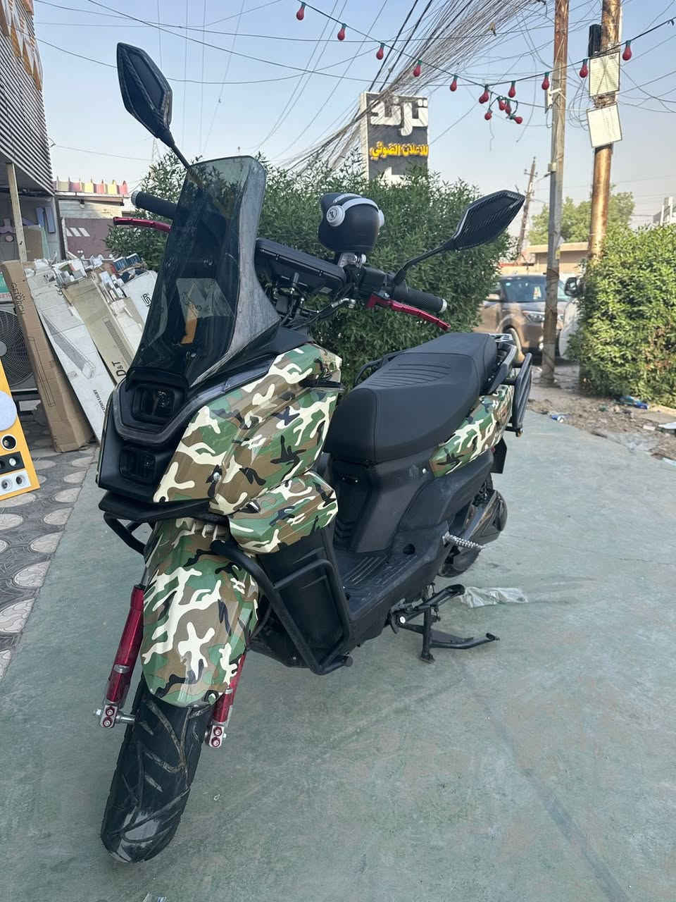 دراجه أباجي شحن 6 بطاريات دراجه جديده بغداد البلديات تقاطع كهرباء ***********
