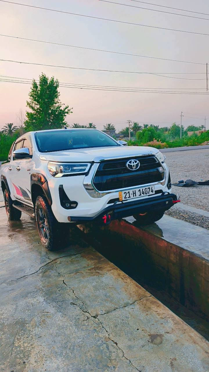 هيلوكس
TRD........ TRD..... TRD

موديل 2021  

رقم سليمانية / 

سنوية باسمي لل 2031

 واذا تروح تحول ملكية ما يحتاج تاخذ السيارة لان داخلة هزه وبراد لل2027 شهر ال6

 

السيارة جديدة لابارد ولا صبغ

 كفالة عامة على وضع الشركة

عداد المسافة 107 الف

تبريد قطعتين + تبريد كشنات + بردات وتضليل 

لايت زنون فول أضاءة 

شادلها دبلات ومخفف طسات + تايرات جبلية جديدة 

السيارة داخلة سيرفس كامل في شركة SAS بغداد

مغلفة تغليف داخلي كامل +تغليف  VIP داخلي 

السيارة للجناي مال بيت 

مكان السيارة ديالى 

*********** هاتف 

سعر (320) مجال بسيط
