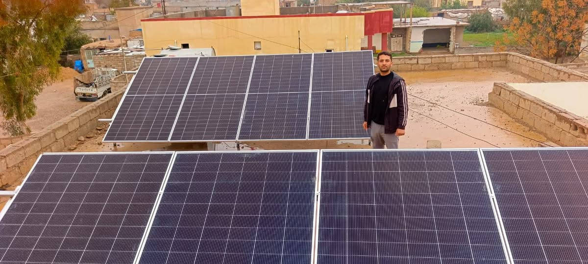 شركة الشروق للطاقة الشمسية النظيفة
👈👈👈👈في كل مكان وفي كل دار 👉👉👉👉

 👍🏻شعارنا الدقه والإتقان والاخلاص بالعمل 👉

تم بحمد الله وتوفيقه تنصيب منظومة  طاقه شمسيه 
في محافظة صلاح الدين قضاء الشرقاط الساحل الأيسر قرية اسديره الصحن 

للدكتور عيدان الصحن 
 /السبت /14/ 3 / 2026

 قدرة المنظومة 
👍  16 أمبير ليلي و 16 أمبير نهاري 🔅 💫💥

مكونات المنظومة
بطاريه 16 كيلوواط عدد 1 
انفيرتر 6 كيلوواط جناحين 
الواح عدد 8

عاشت ايديكم الكادر المميز
بقيادة الأستاذ ناظم الصحن 
و  الأستاذ عياد الجبوري 

مواد اصليه من ارقى الشركات العالمية 
ضمان حقيقي مع وصل مختوم باسم شركتنا 
صيانة  كادر متخصص في صيانة المظومات بشكل دوري وفي اي وقت  

شركة الشروق للطاقة الشمسية النظيفة مستعدون لشد وتنصيب الطاقة الشمسية خارج وداخل المحافظة وبسعر مناسب جدا 
متوفر منظومات طاقه شمسيه ونقد اقساط عن طريق ماستر كارد او كي كارد الرافدين حصراً 
موبايل 
 استاذ سعيد *********** 
استاذ ناظم *********** 
استاذ عياد ***********
