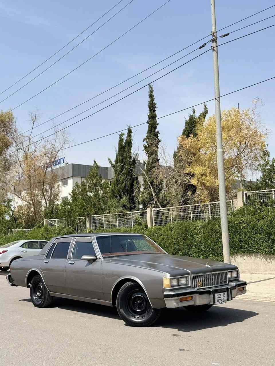 Chevrolrt Caprise 1988
السلام عليكم للبيع شيفروليت كابريس كلاسيك ١٩٨٨ 
~~~~~~~~~~~~~
🚘نوع السيارة :شيفروليت كابريس كلاسيك 1988

🔍الفئة:classic

❌الحادث او الضرر :  بدون حادث مصبوغ عام للجمالية

🚀حجم المحرك :V8

⚙️السلندر: 8 
تبريد و كهربايات كل شغال 
كير و محرك بشرط مابي نواقص
تخم تايرات جديد
رقم و سنوية جديد باسمي
تحويل ثاني يوم
🛞 نظام دفع المركبة: دفع خلفي
 

‎للأستفسار
WhatsApp
0770 449 9952 Asia
0750 449 9952 Korek
