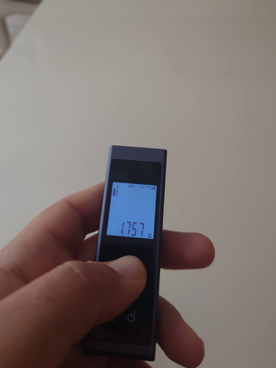 جهاز قياس المسافات بالليزر ينطيك المسافه بالمتر و السنتيمتر و الملمتر 
حط سعرك و اليسوه على الخير


**إذا كنت صاحب هذا الإعلان وتريد حذفه لأي سبب، رجاءا أرسل رسالة إلى الدعم الفني**