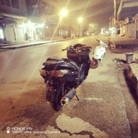 دراجه فورزا 09 مفتوحة مره وحده تايرات جدد دبلات خلفي امامي جديد