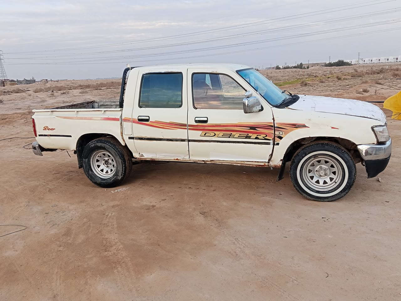 سلام عليكم بيكم دير للبيع موديل 2006 محرك وكير وشاصي مكفول  رقم كربلاء مداور 
سعر 25وبيه مجال ***********
المكان كربلاء
