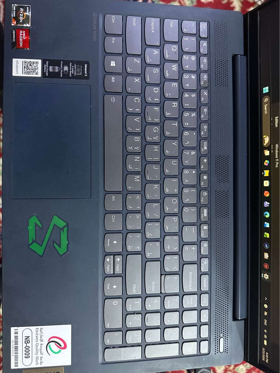 • المعالج (CPU): AMD Ryzen 7 5700U
 • عدد الأنوية: 8
 • عدد الخيوط: 16
 • السرعة: من 1.8GHz إلى 4.3GHz  ￼
 • كرت الشاشة (GPU): AMD Radeon Graphics (مدمج – Vega 8)
 • الرام (RAM): 16GB DDR4
 • سرعة: 3200MHz
 • التخزين (Storage): 512GB SSD
 • النظام (OS): Windows 11 Pro (64-bit)
 • نوع النظام: 64-bit، معالج x64
 • الشاشة: (حسب الجهاز غالباً 15.6 إنج

٥٤٠ الف وبي مجال 

تواصل وياي ع خاص دهوك, العراق


**إذا كنت صاحب هذا الإعلان وتريد حذفه لأي سبب، رجاءا أرسل رسالة إلى الدعم الفني**