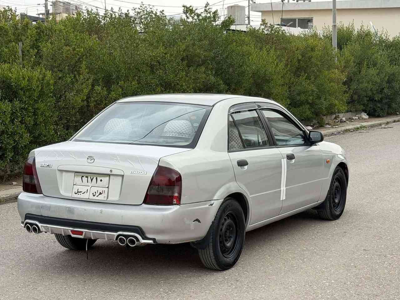 *********** مازدا حجم 323 كير اوتوماتيك موديل 2004 سياره جاهزه نضيفه سياره سبوغ عام جماليه كير محرك تبريد شرط شاشه ايباد سعري 56 ورقه مجال مكان اربيل بنصلاوه ***********
