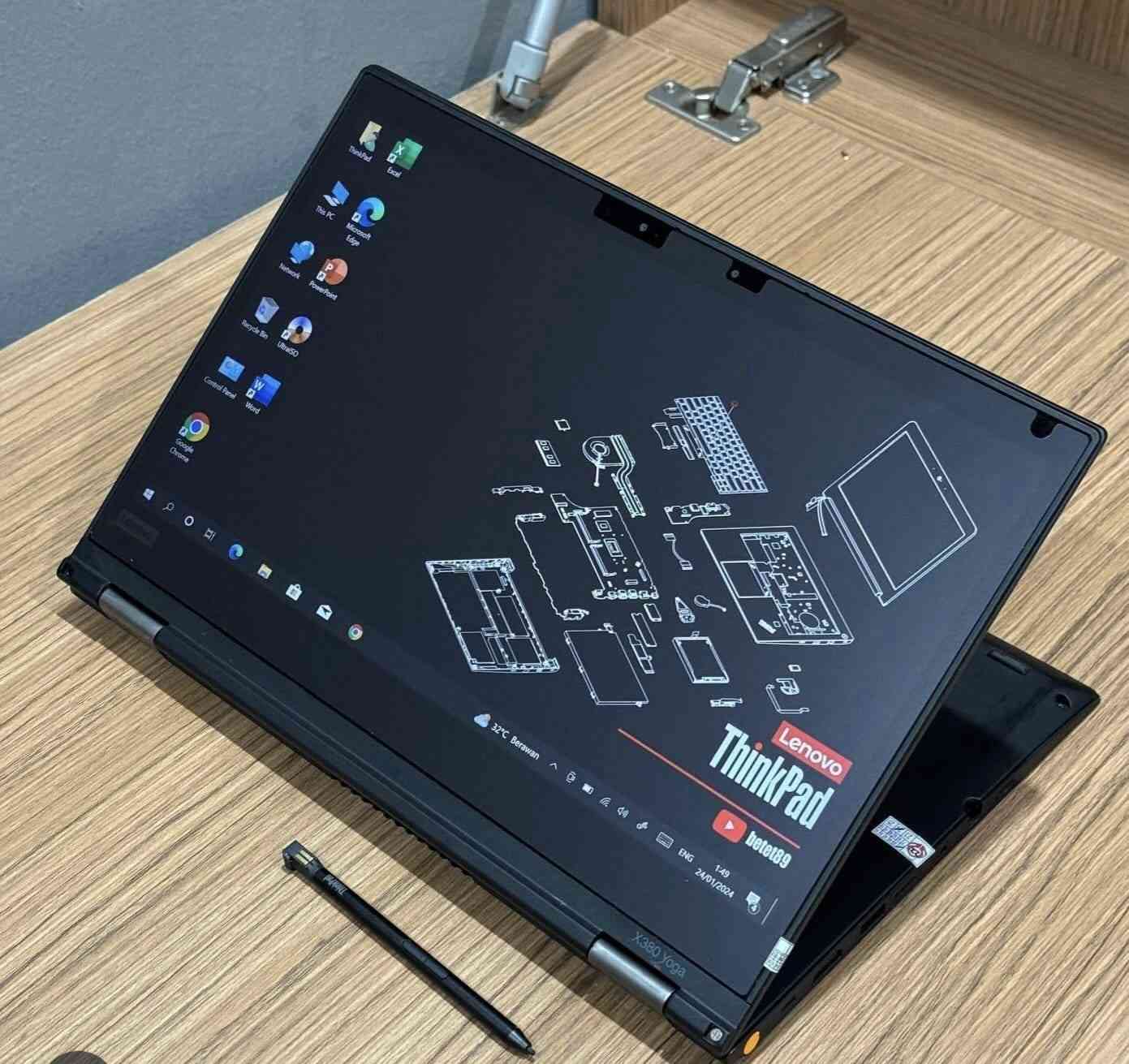 لابتوب Lenovo yoga x390 لمس قلاب 
المعالج core i5 الجيل الثامن
رام 8 كيكا DDR4
الهارد 256 كيكا SSD
كرت الشاشه Intel Uhd 630 حجم 4 كيكا
الشاشه حجم 13.5 انج ضد التوهج دقة fhd 1920x1080 نوع ips لمس قلاب 360 درجة مع القلم الاصلي للجهاز 
باتري ليثيوم 6 خلايا  شحن سريع 65 واط والباطرية ممتازة وشاحن تايب سي 
كامره دقة hd تحتوي قفل فتح وغلق الكامرة 
بصمة اصبع نضام حماية 
 منفذ تايب سي و رام  وhdmi وباقي المنافذ   الحاسبه كلش نضيفه وحلوه
السعر 350 الف النجف, العراق


**إذا كنت صاحب هذا الإعلان وتريد حذفه لأي سبب، رجاءا أرسل رسالة إلى الدعم الفني**
