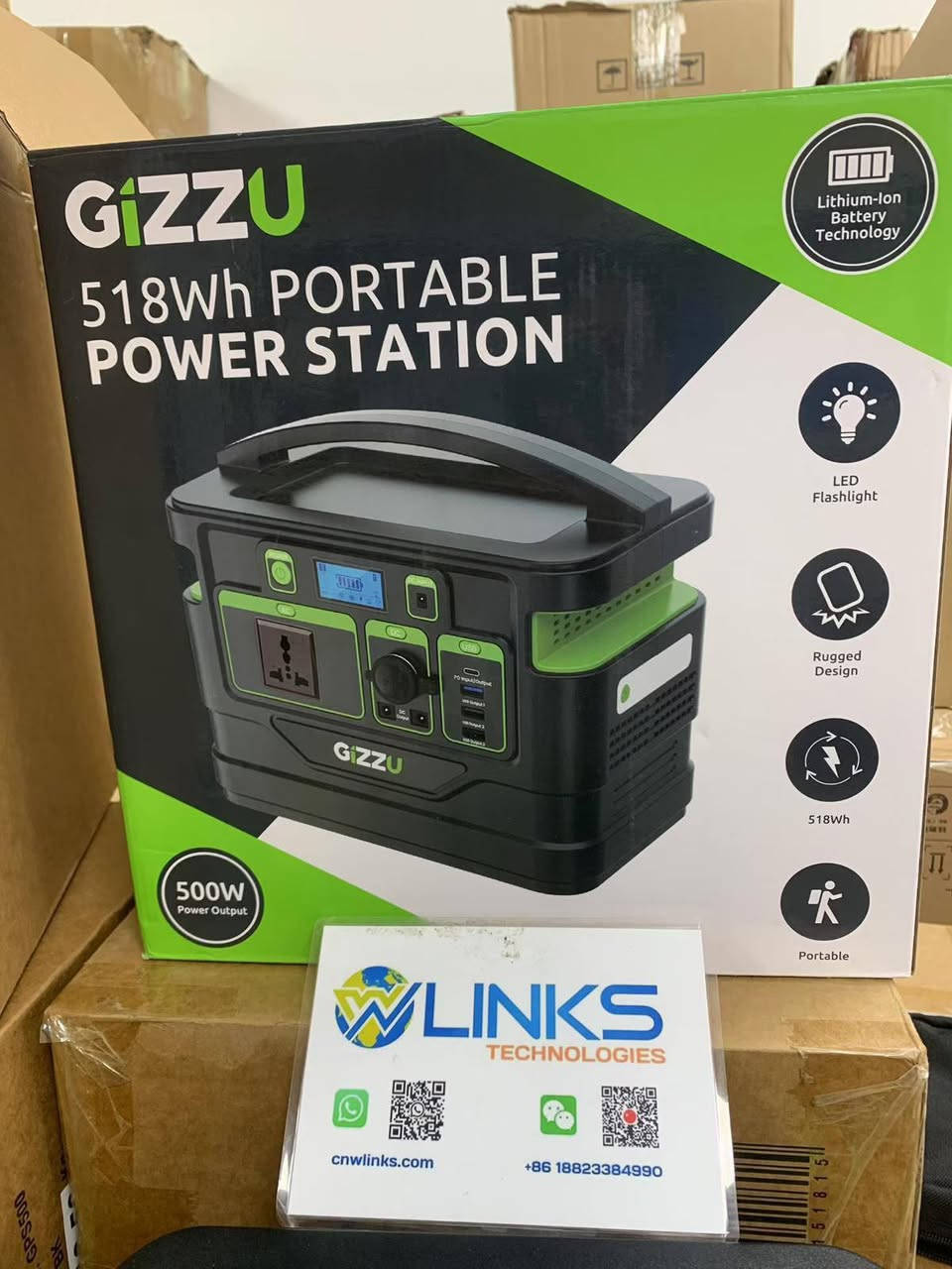 بورستيشن بسعة اكبر 500 واط
سعة ضخمة 518Wh مع بطارية ليثيوم آيون متطورة تمنحك تشغيل آمن وموثوق
لأجهزتك الكهربائية
ضوء LED مدمج
تصميم قوي ومتين يتحمل أقسى الظروف والبيئات القاسية
3 خيارات للشحن:
الطاقة الشمسية
شحن السيارة
الكهرباء المنزلية
قوة إخراج 500 واط لتشغيل أجهزة متعددة سواء بالبيت أو بالرحلات

السعر 150 الف


**إذا كنت صاحب هذا الإعلان وتريد حذفه لأي سبب، رجاءا أرسل رسالة إلى الدعم الفني**