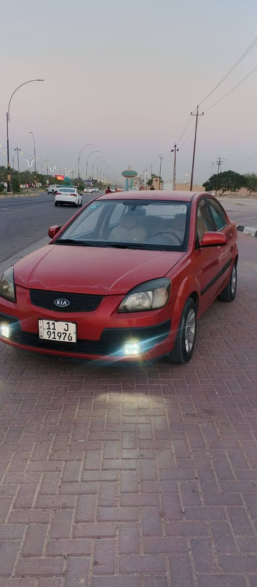كيا ريو 2008 خليجي رقم انكليزي مكفولة من الضربة وتبديل وصبغ مكينه 1600 تبريد ثلج الداخل بيجي ***********
