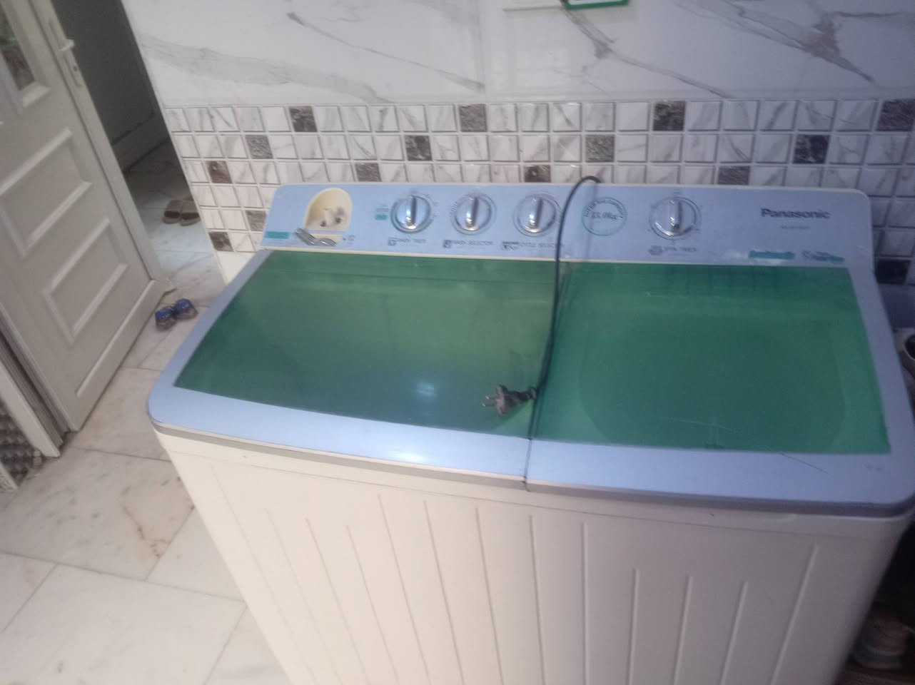 غساله بانسونك تايلندي ١٣ كيلو الحجم الكبير مستعمل ١٦٠ الف الضمان فحص تجي تفحص ياله تأخذه  مكانه ديوانيه الاتصال
 ***********
***********
