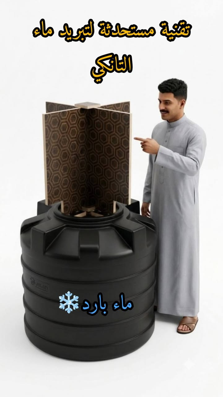 🧊 حرّ الصيف مخلي ماي التانكي حار؟
الحل ويانه! مبرد التانكي الذكي يخفف حرارة الماء بطريقة طبيعية وبدون كهرباء، سهل التركيب ومناسب لأجواء الجنوب الحارة.

✅ تبريد طبيعي
✅ بدون كهرباء
✅ تركيب سهل
✅ خامة متينة مقاومة للحرارة والرطوبة

💧 "ماي أبرد... وراحة أكثر لأهلك"

🔴السعر: 14,000 دينار فقط
🔴يوجد عرض للياخذ قطعتين .
🔴يوجد توصيل لجميع محافظات العراق.
#ذي_قار #سوق_الشيوخ_الناصرية


**إذا كنت صاحب هذا الإعلان وتريد حذفه لأي سبب، رجاءا أرسل رسالة إلى الدعم الفني**
