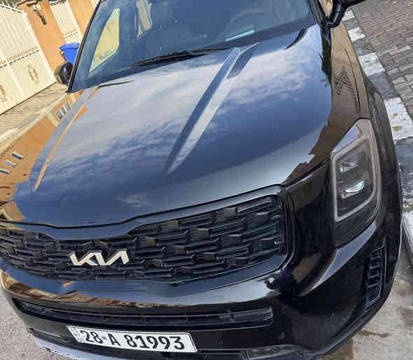 السلام عليكم / 2022 KIA TELLURIDE, SX
 كيا تيلورايد 2022 الشكل الجديد sx فول الفول كامل مواصفات  
 لون اسود وارد امريكي جاملغ وبنيد وجنطة
المواصفات 
كير اوتو 
هاند ابريك بصمه 
٣قطع تبريد 
٧ راكب اكيد 
عداد دجتل 
انظمه قياده 5
تجي محرك V6 3800 تنفس طبيعي   
داخل جلد مشمشي ملكي جلد 
بصمه السياره 
رادارات 
وتحديد مسار 
كشنات كهرباء 
وكشنات منفصله vip  
 حساسات خلفيه 
مساحه تخزين في الصندوك اكيد موجوده 
تشغيل عن بعد 
وكشنات تدفئه
شحن واير لاسلكي 

رقم نجف مميز الجديد باسمي تحويل ثاني يوم بحيل الله 
وهذا رقم الشاصي حبايب

5XYP5DHCXNG247422

مكان السياره  النجف / 
ب السعر ٢٤٨ ورقة جديدة ماناقصة شي
*********** واتساب مراسلة
