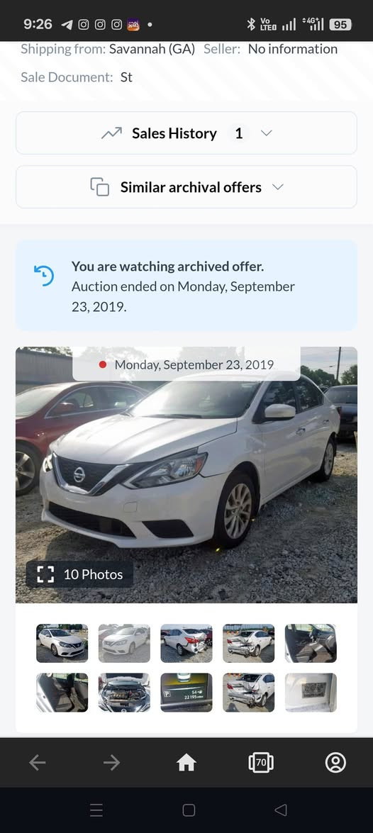 سلام عليكم
سنترا موديل 2018 حادثهة مثل مموضح بالصور بيهة 4 قطع صبغ رقم ديالى تحويل ثاني يوم  السعر 95  مكان السيارة الغالبية ***********
