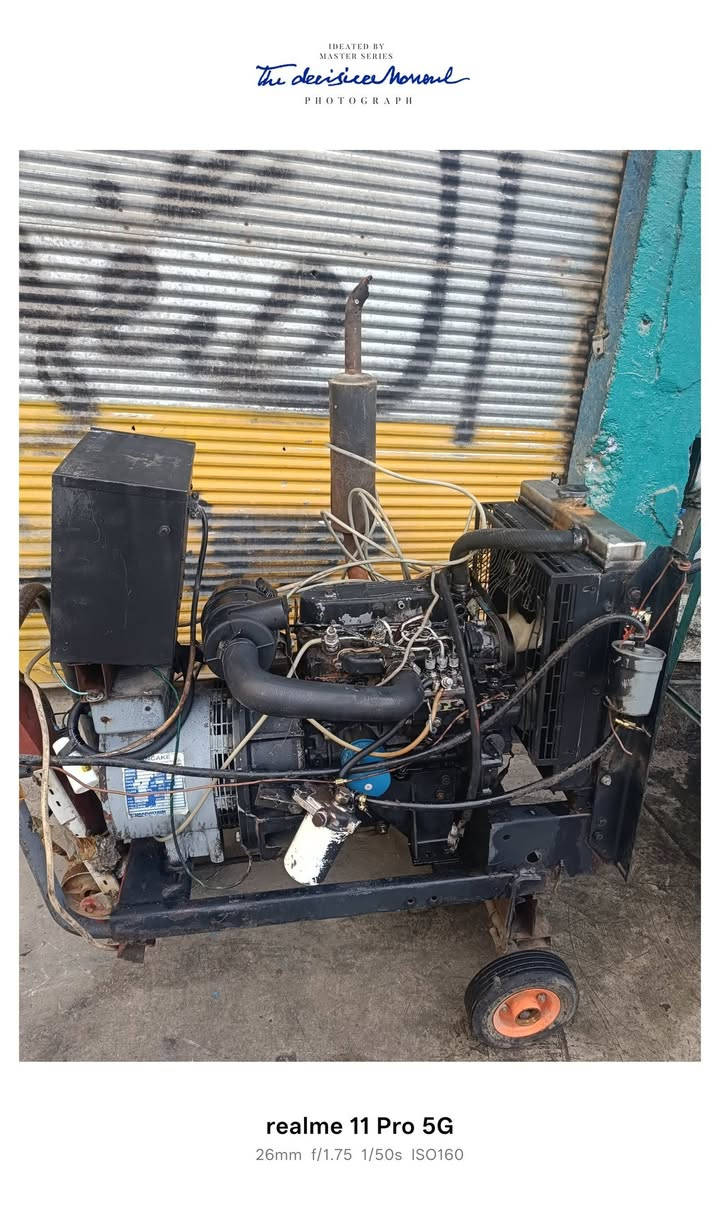 السلام عليكم مولد 3بساتم مال ابراج شرط الشغل 7كيفي 30امبير.ما بيها دخان او تنقيص.. مكاني موصل ايمن.***********.سعر 4اوراق ونص.بيع مستعجل..
