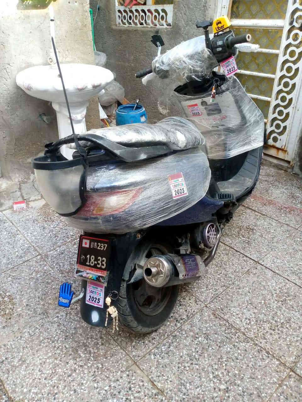 السلام عليكم شباب دراجه نضيفه السعر ٣٥٠ بيه مجال المكان نجف الرقم ***********
