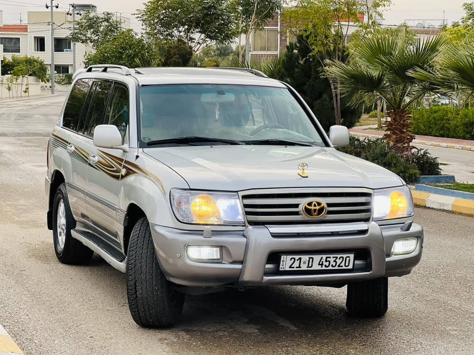 سلام عليكم تحيبه طيبه لجميع المتابعين (للبيع فقط ) 
~~~~~~~~~~~~~~~~~~~~~~~~~~~~~~~~~~
من رخصه الادمنيه المحترمين 🌹
***********
~~~~~~~~~~~~~~~~~~~~~~~~~~~~~~~~~~
للعشاق الفخامه ،،،،،،،لاندكروز مونيكا خليجي موديل (2006) ماشيه (213)كم  حقيقي فوووول 
مواصفات (GXR) اعلى فئه محرك (4500)
محرك عدل سته سلندر كير اوتوماتيك مكفوله كفاله عامه 
ماعدا شبرين صبغ بجاملغ امامي صفحه سكن بدون ضربه
وبدون دواخل كما موضح بسونار الي مرفقه مع الصور رقم وسنويه جديد وباسمنه لحد (2028) 
~~~~~~~~~~~~~~~~~~~~~~~~~~~~~~~~~~
المواصفات :
~~~~~~~~
كيرو محرك شرط لاصرف لابخار 
تبريد تدفئه ثلاث قطع شغال 
دفع رباعي (فور ويل ) شغال 
دواخل صاج 
سلايت كهرباء
باتري جديد 
تخم تايرات ويل جديد قبل اسبوع شادهن 
شاشه 
كامره خلفيه 
حساس 
لايتات زنون 
دبل تانكي 
ثلاجه 
ويل كروم 
تحكم مري 
صدر امامي خلفي جديد شرط الفحص 
داخل عسلي 
قفل مركزي 
زراكه لايت 
هوك خلفي
خمسه ويل كب 
ادامه كامله بلكات قوايش نوازل دبل فيتفم 
ملاحظه /
~~~~~~
أخوان سياره مال بيت وجناي بدون برغي نقص وترايك للبصره واعتذر ماجاوب التعليقات والخاص لان ممتواجد علنت الشراي يتصل ويدلل مكان سياره ديالى / خانقين سعرهه ،،،،،195
