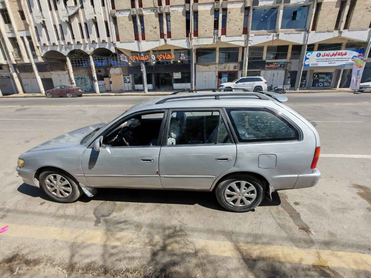 للبيـــــــــــــــــــــــــع 
سيارة كورلا استيشن موديل ١٩٩٦ محور
كير توماتيك 
محرك ١٦٠٠ 
مصبوغة عام جمالية 
رقمها نينوى دولي 
سنوية بأسمي نهاية سنة ٢٠٢٦
السعر ٥٠ ورقة وبيها مجال
للإستفسار على هذا الرقم ***********
موصل / حي المنصور
