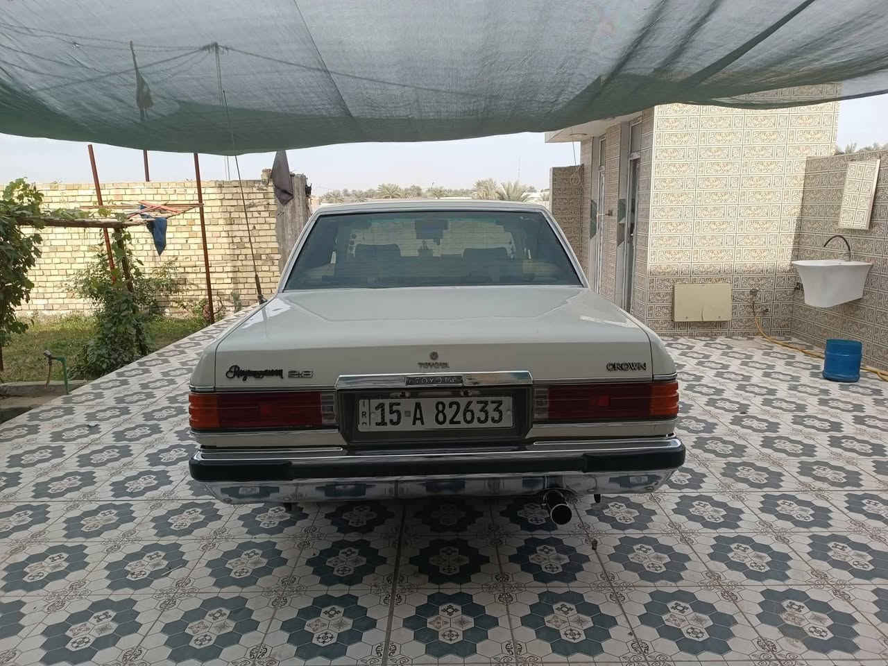 السلام عليكم 

تويوتا كراون موديل 1980 رقم انكليزي مشروع وطني تحويل ثاني يوم سنويه لغاية 2030 

كير اوتوماتيك محرك 6 سلندر مكفولات حاويه 

تخم تاير جديد حداديه جديده دواخل ابلاديه كهربائيات كله شغاله سياره جاهزه و عل ايدي مال جناي 

مكفوله من الضربه و التبديل رش عام جماليه قديم 

عنوان بابل القاسم ع 
 ترهم بيع و مراوس حسب القناعه 

***********
