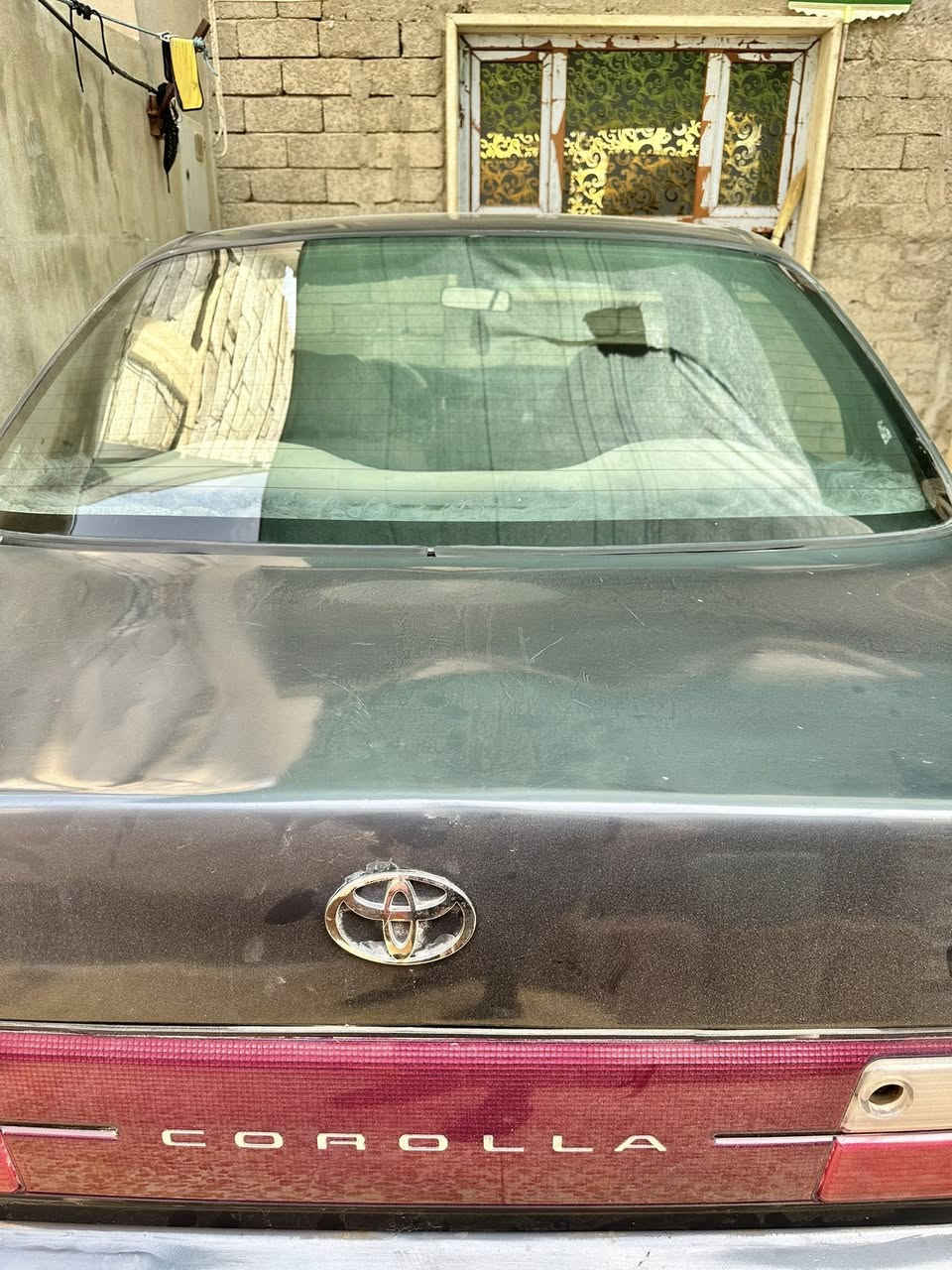 كورلا موديل 92سياره  مثل ماموضحه كدام العين مصبوقه عام اثر جراد بس يعوزها تبريد تيارت الوره هم شويه تعبانته بها نفخ بدون تنقيص السعر 55وبيها مجال جوه 50مابيع مكان السياره موصل جانب اليمن السنويه تنتهي لي 2028كابون بانزين ماستر ***********
