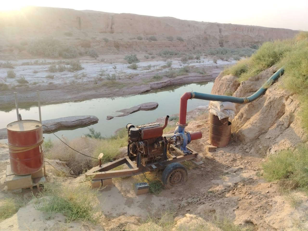 سلام عليكم نحاله دويز 4 بستم للبيع خنزيره يراني 8في6 صوندات سحب 17 متر ودفع12متر عنوان ديالى قزانية كرزلدين ***********
