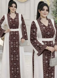 فستان رمضاني • دابل ايطالي • مقاسات ٣٨-٤٨