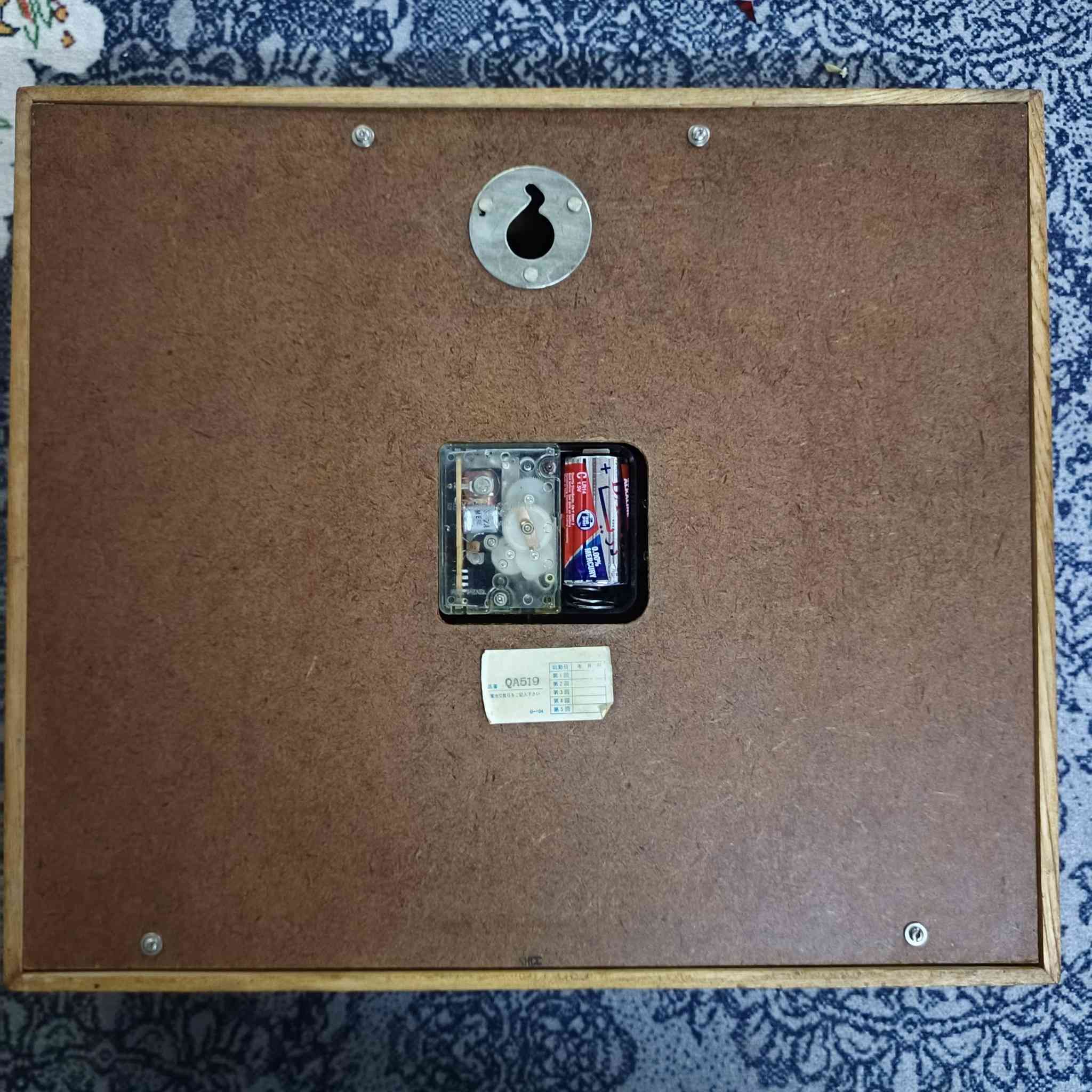 ساعات جدارية اصلية صناعة يابانية قديمة مخزنة استعمال يابان فقط.. خشب بالكامل بطارية وسط.. الاتصال او المراسلة فقط فقط ***********
