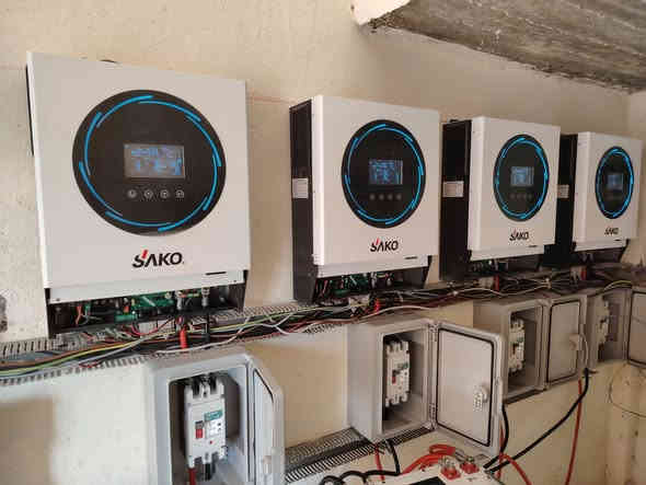 بالحمد تدوم النعم     الحمد لله رب العالمين
منظومة جديدة بقدرة ٣٠ كيلوا واط لتشغيل مدرسة ثانوية بالكامل على الطاقة الشمسية
القدرة التصميمية للمنظومة . ١٣٥ امبير
القدره التشغيلية الحقيقيه للمدرسه ٩٠ امبير 
تصميم وتنفيذ المنظومات
منزلي                    زراعي                         صناعي 
للحجز والاستفسار مراسلة الصفحة أو الاتصال على الارقام التالية
***********
***********
تتوفر خدمة الواتس اب
لسنا الوحيدون لكننا الافضل ان شاء
