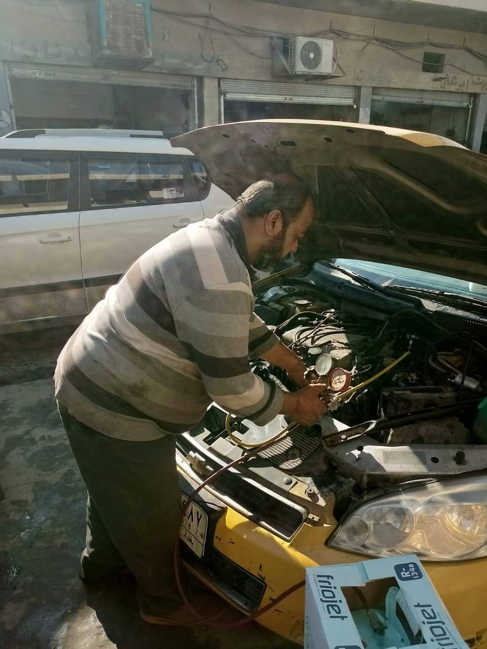 السلام عليكم
شبابنه الطيبين الي يحتاج ادامه لمنظومة التبريد موجود اسطة عايد ابو طيبة انسان طيب وشغله مضبوط وأسعاره مناسبة بغداد كم سارة ***********
