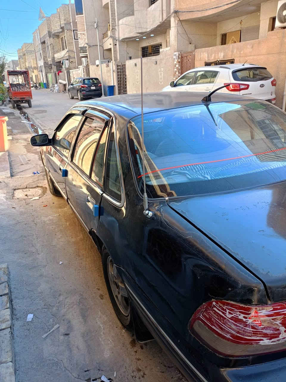 من رخصة المدير المحترم برنس فراشه للبيع 96 اخوان بلاديه لا صبغ ولا ضربه ولا تبديل المحرك والكير بلظمان الشراي يتصل بغداد بسمنه *********** السعر 37
