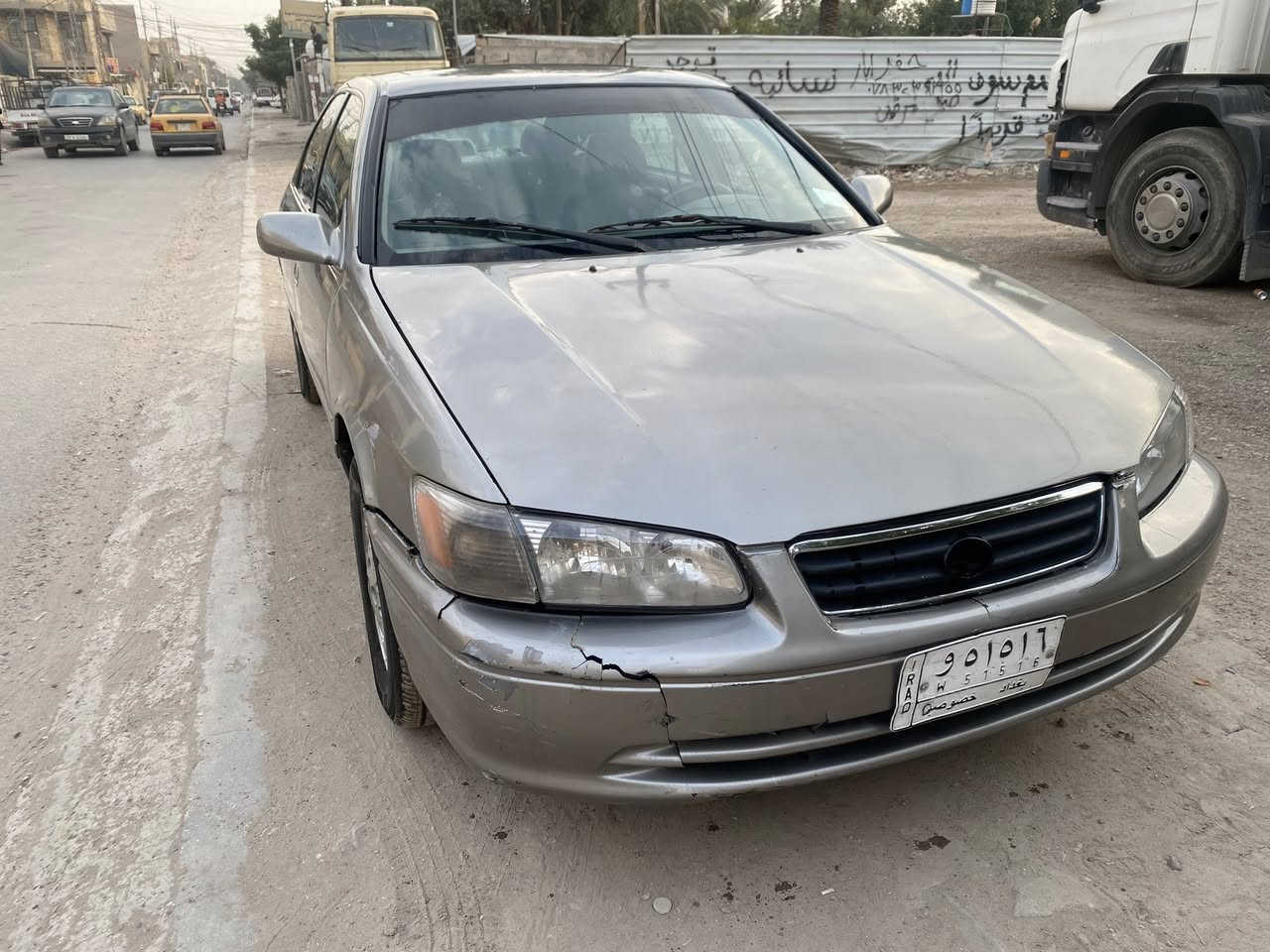 سلام عليكم
كامري موديل 2000السياره كاملة غاز وبانزين نقص بس دعامية امامية وكمبريسر تبريد رقم بغداد ومكان بغداد السعر 65قفل الهاتف ***********
