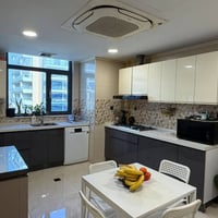 كاونتر تركي تفصال اربع قطع جوكر  يعني تكدرين تتحكمين بمكانه حسب مطبخج ...