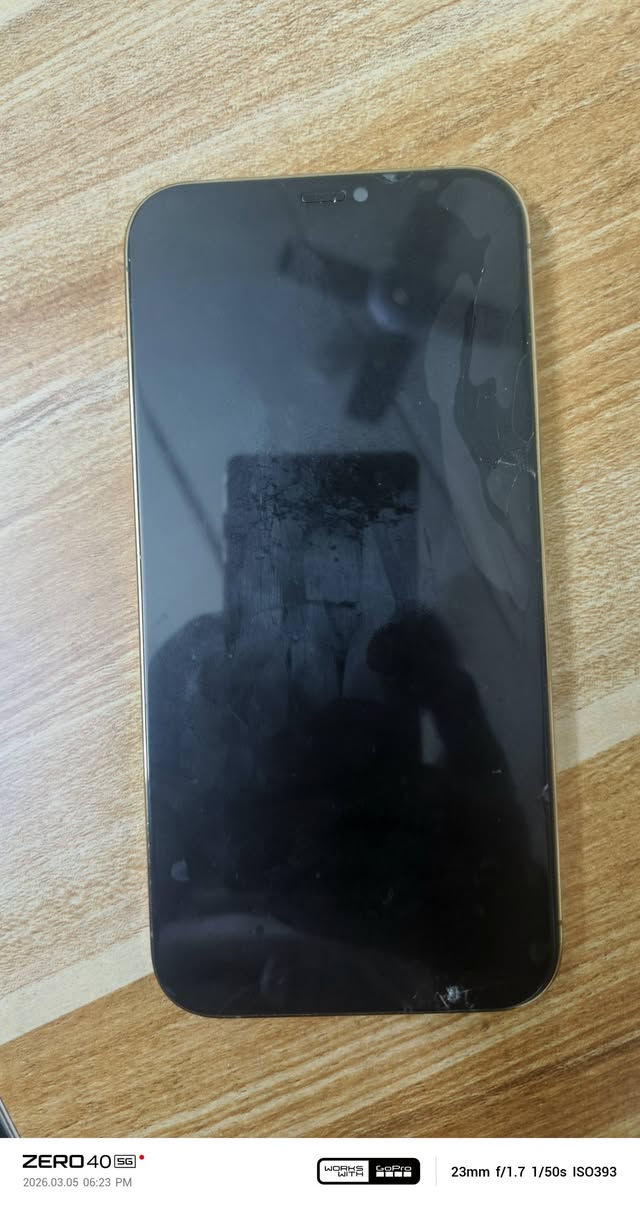 12 pro max مبدل شاشة اصلية ضمان بطارية 80 عيبه الوحيد بصمه الوجه عاطله  لون ذهبي سعره 450 قابل للمفاوضة
للتواصل ***********
