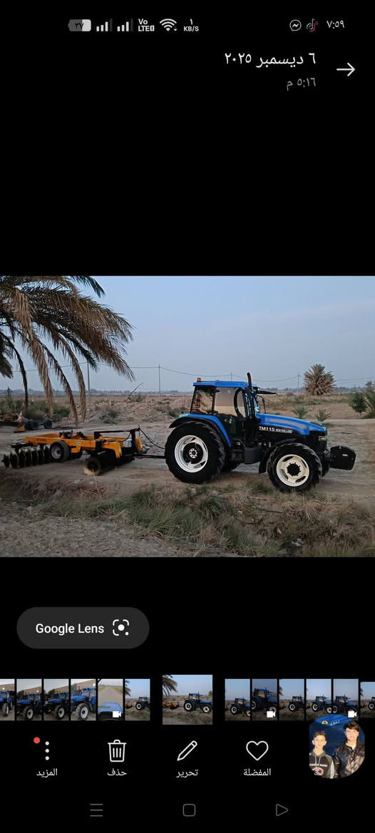 سلام عليكم ورحمه الله وبركاته
للبيع 
نيوهولند  TM 115 فول عادي رقم اسليمانيه 
***********
***********
